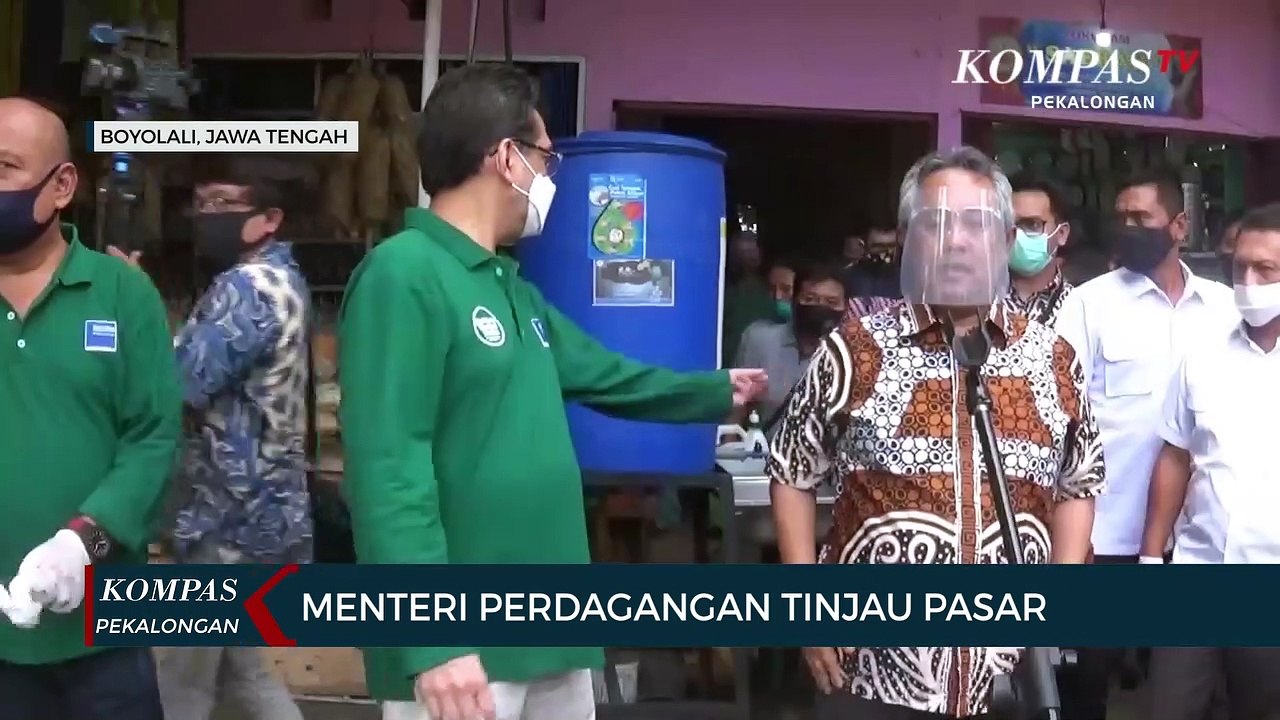 Menteri Perdagangan Kunjungi Pasar