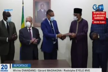 RTG/Signature de session de parcelle de terrain pour la construction de nouveaux locaux de la BEAC et de la COBAC