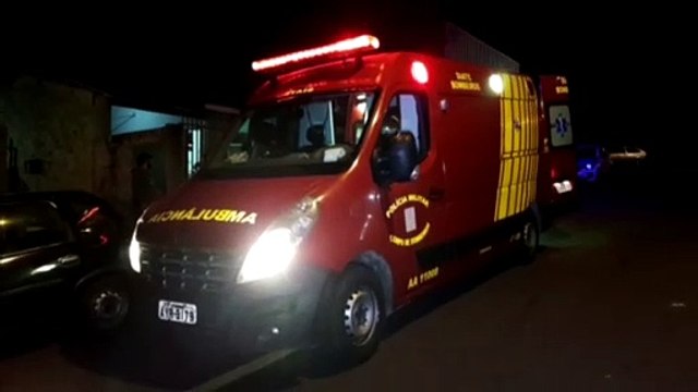 Jovem é socorrido pelo Corpo de Bombeiros no Parque dos Ipês