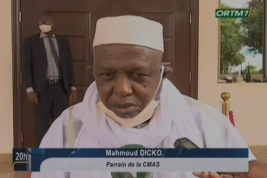 ORTM/Rencontre entre le Président de la République et l’Imam Mahmoud DICKO, Parrain de la CMAS à Koulouba