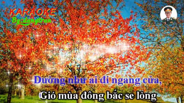 Karaoke- Nỗi nhớ mùa đông- Tone Nam- dangtran- nhạc trữ tình
