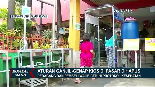 Aturan Ganjil-Genap Pasar Dihapus, Begini Kondisi Pasar yang Sudah Beroperasi Normal