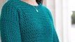 How to Crochet a Sweater  Tutorial |  بلوفر كروشيه  سهل جدا للمبتدئين
