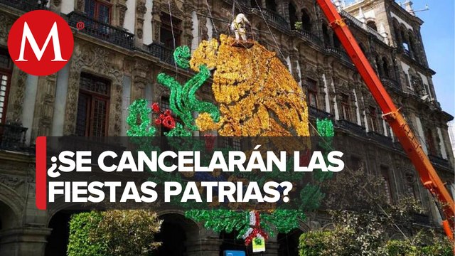 Aún no se define si se cancelan los festejos patrios