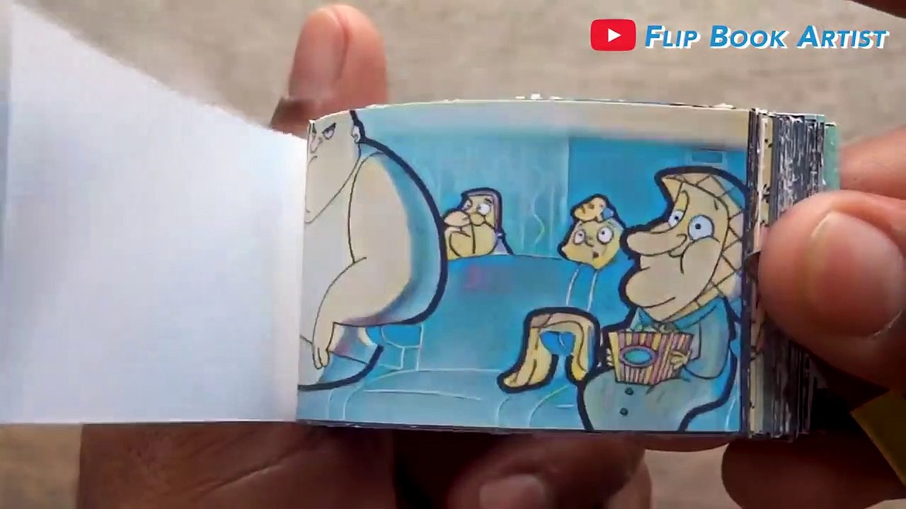 Mr. Bean Cartoon Flipbook #9 _ Scared Bean Flip Book _ Flip Book Artist 2020