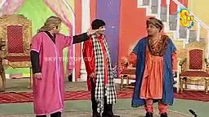 Sajan Abbas and Agha Majid Stage Drama Chuski Full Comedy Clip