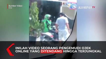 Video Viral Driver Ojol Ditendang Seorang Pria, Rumah Pelaku Dikepung