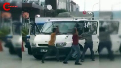 Yol verme kavgasında levyeler konuştu