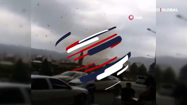 Aniden oluşan hortum korku yarattı