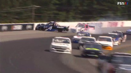 Truck Series Pocono 2020 Restart Lessard Self Big Crash Red Flag