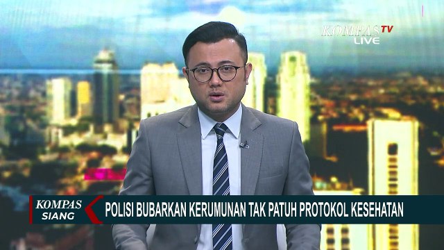 Gelar Razia, Kerumunan di Cafe Ini Dibubarkan Polisi