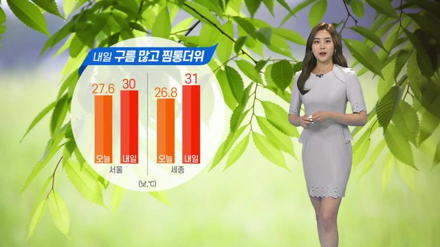 [날씨] 내일 구름 많고 찜통 더위...오후까지 제주도 장맛비 / YTN