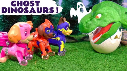 Ghost Dinosaurs for Kids with Paw Patrol Mighty Pups and Funny Funlings plus Surprise Eggs in this Family Friendly Full Episode English Toy Story for Kids from a Kid Friendly Family Channel