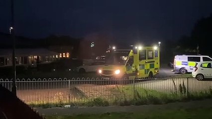 Emergency services called to injured man