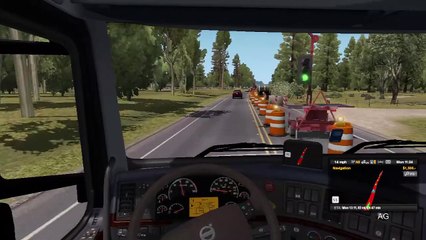 American Truck Simulator 2019 Nganterin Potongan Kayu di Kota Redding