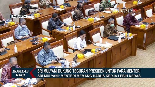Sri Mulyani Dukung Teguran Presiden Jokowi Untuk Para Menteri