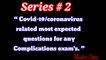 Covid 19 related questions for competition exams. Corona virus related science question's .