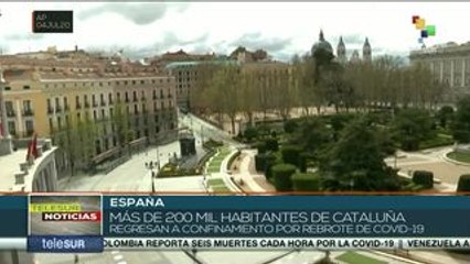 España: 209 mil personas vuelven al confinamiento en Cataluña