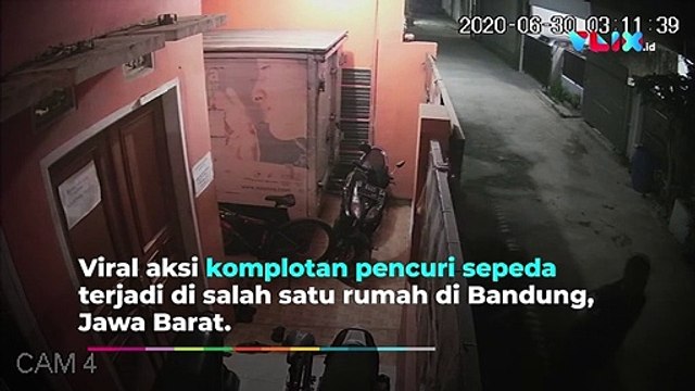 Cuma 3 Menit, Maling Curi 2 Sepeda Sekaligus