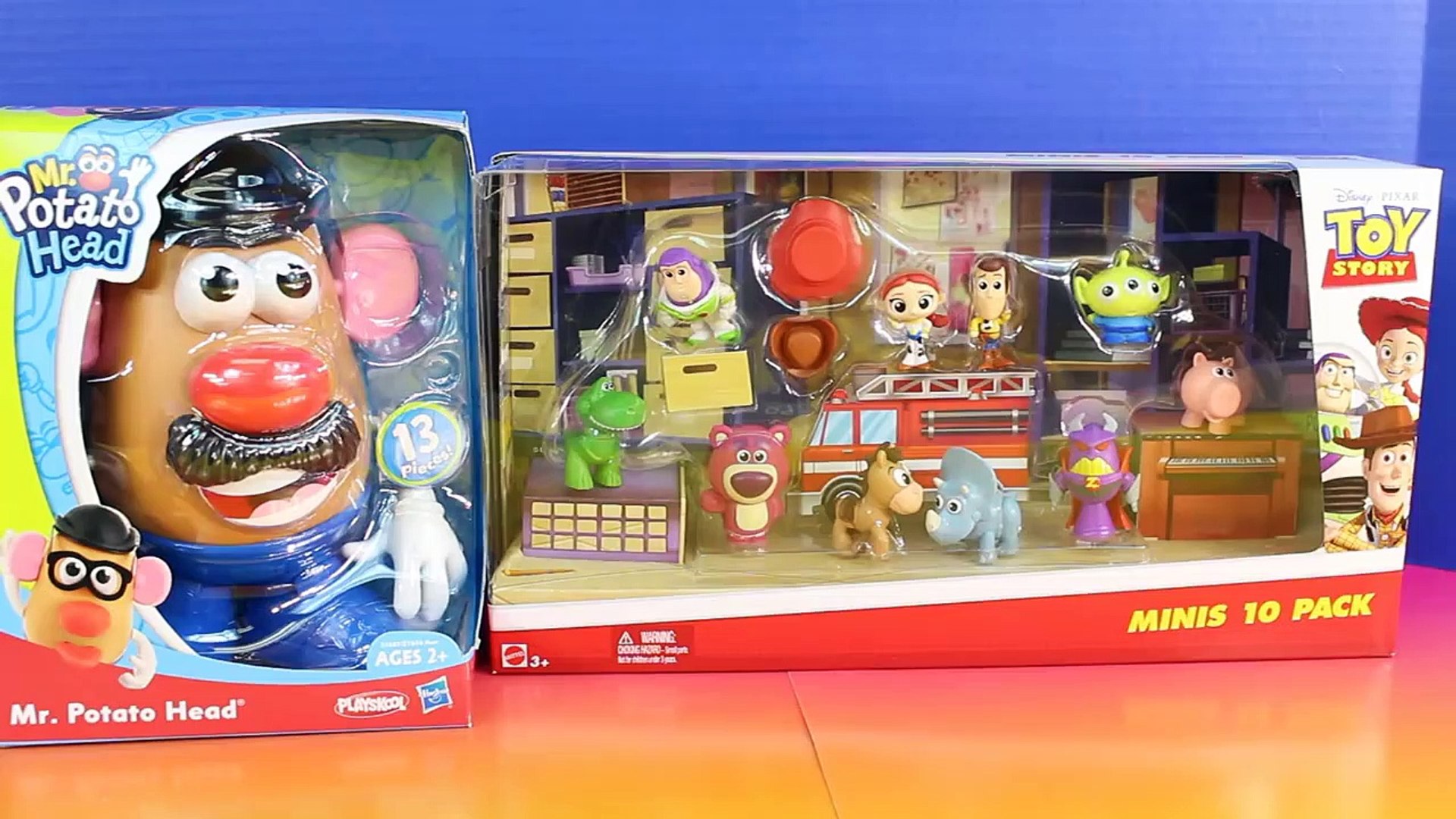 Disney Pixar Toy Story Minis 10 Pack Play On The Playmobil Playground With  Mr. Potato Head - video Dailymotion