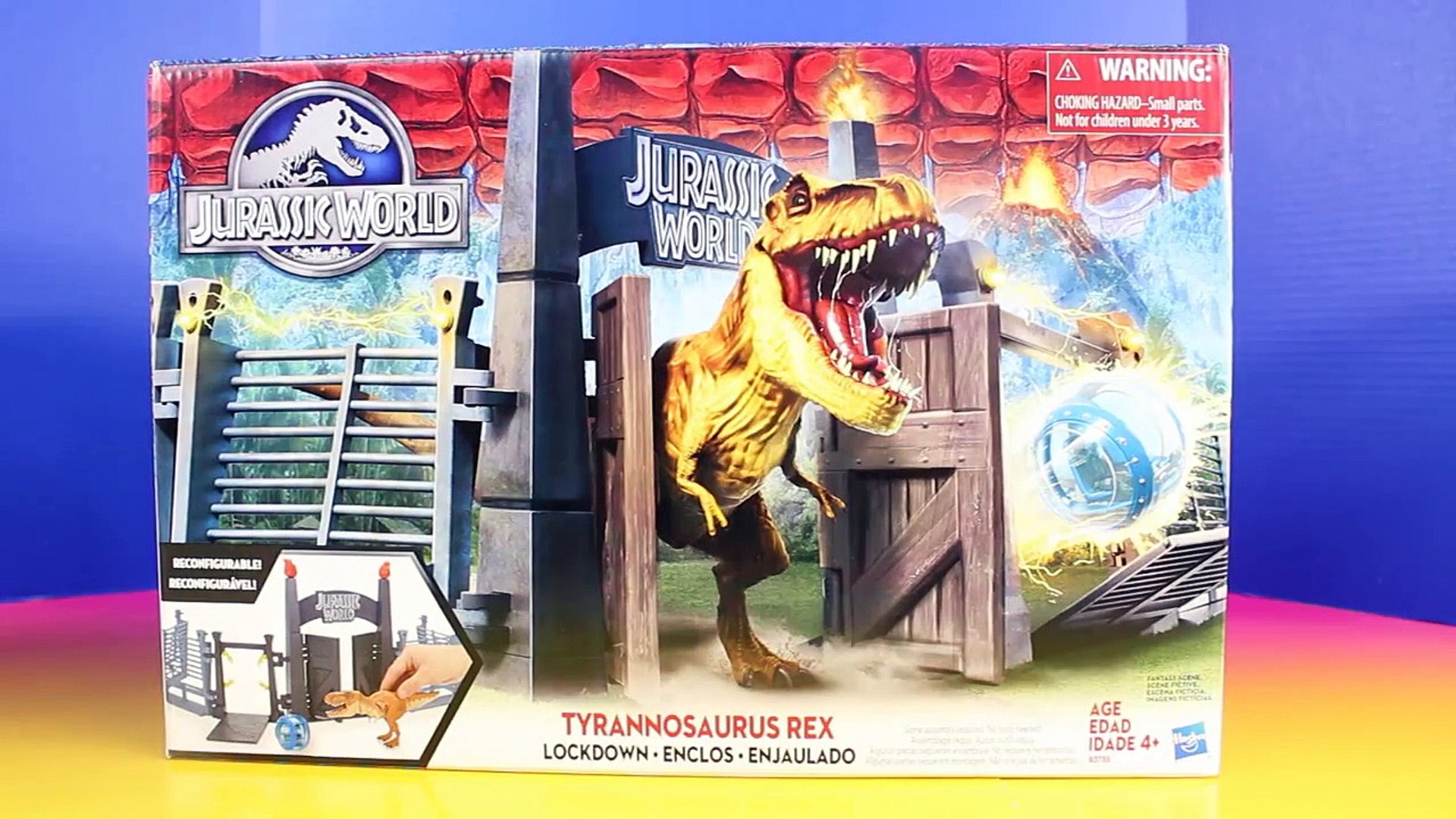 Jurassic world hot sale lockdown playset