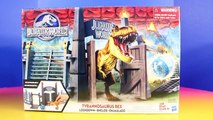 Jurassic Park Jurassic World Matchbox Set With Tyrannosaurus Rex Lockdown Dinosaur Set