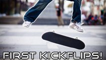 FIRST KickFlip Skateboard Compilation! (2019)