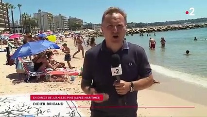 Juan-les-pins : les premiers touristes arrivent sur les plages