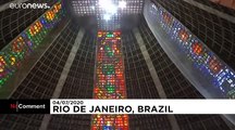 Catholics attend first mass in Rio since virus lockdown