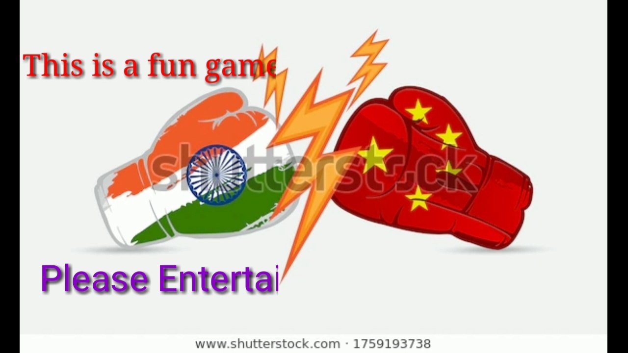 India-China war gameplay.