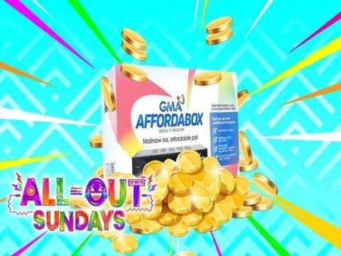 All-Out Sundays: May GMA Affordabox ka na, may cash prize ka pa!
