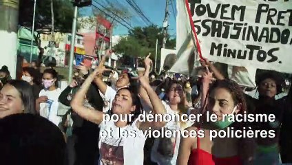 Une manifestation Black Lives Matter à Sao Paulo commémore la mort inexpliquée de cinq adolescents