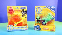 Imaginext The Flash Rescues Green Lantern & Cycle From Joker Skateboard Dude And Bane