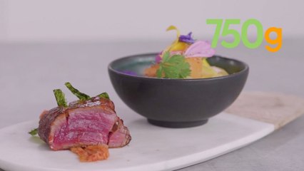 Recette du tataki de bœuf frotté au gochujang et salade croquante de kimchi - 750g