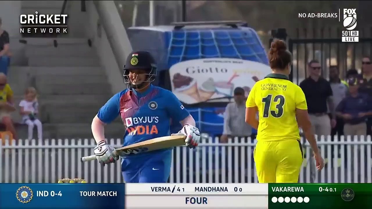Women Cricket--Rising Aussie talent on display in Governor-General's XI win over India