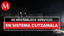 Conagua concluye trabajos en Sistema Cutzamala y reinicia operaciones
