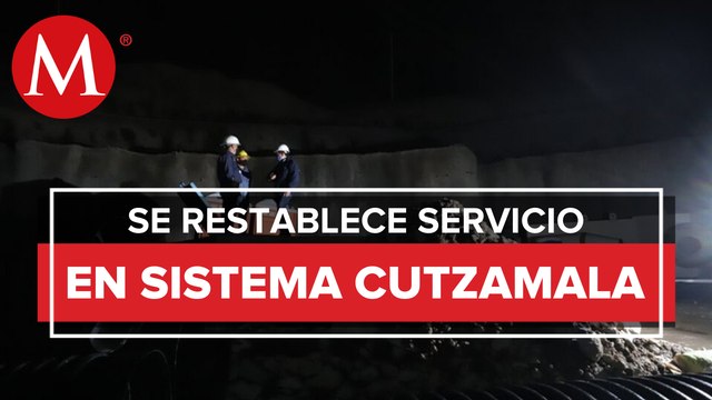 Conagua concluye trabajos en Sistema Cutzamala y reinicia operaciones