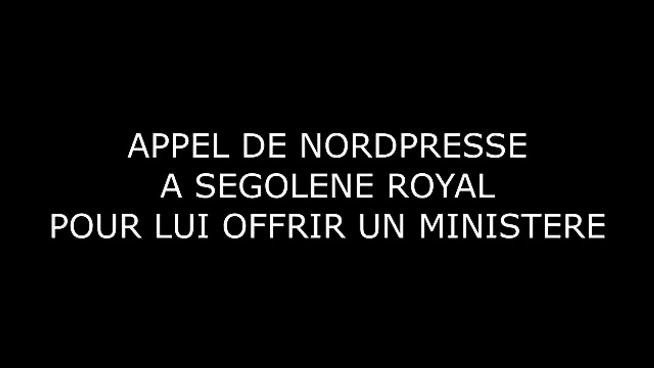 Ségolène Royal piégée, on lui fait croire qu'elle va avoir un poste au gouvernement [Canular]