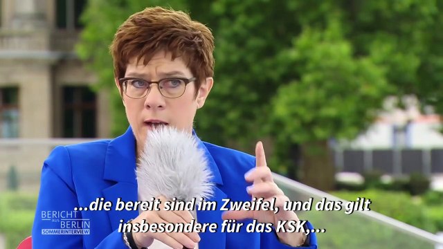 Kramp-Karrenbauer will mit aller Konsequenz Extremismus in Bundeswehr bekämpfen