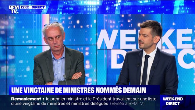 Une vingtaine de ministres nommés demain - 05/07