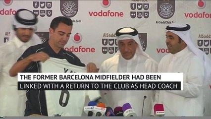 Xavi commits future to Al-Sadd despite Barcelona speculation
