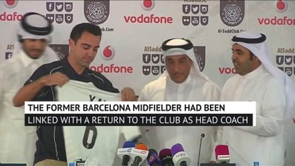 Xavi commits future to Al-Sadd despite Barcelona speculation