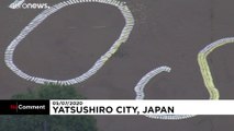 Inundações e deslizamentos de terra continuam a matar no Japão