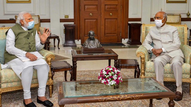 Why did PM meet President Kovind after returning from Ladakh