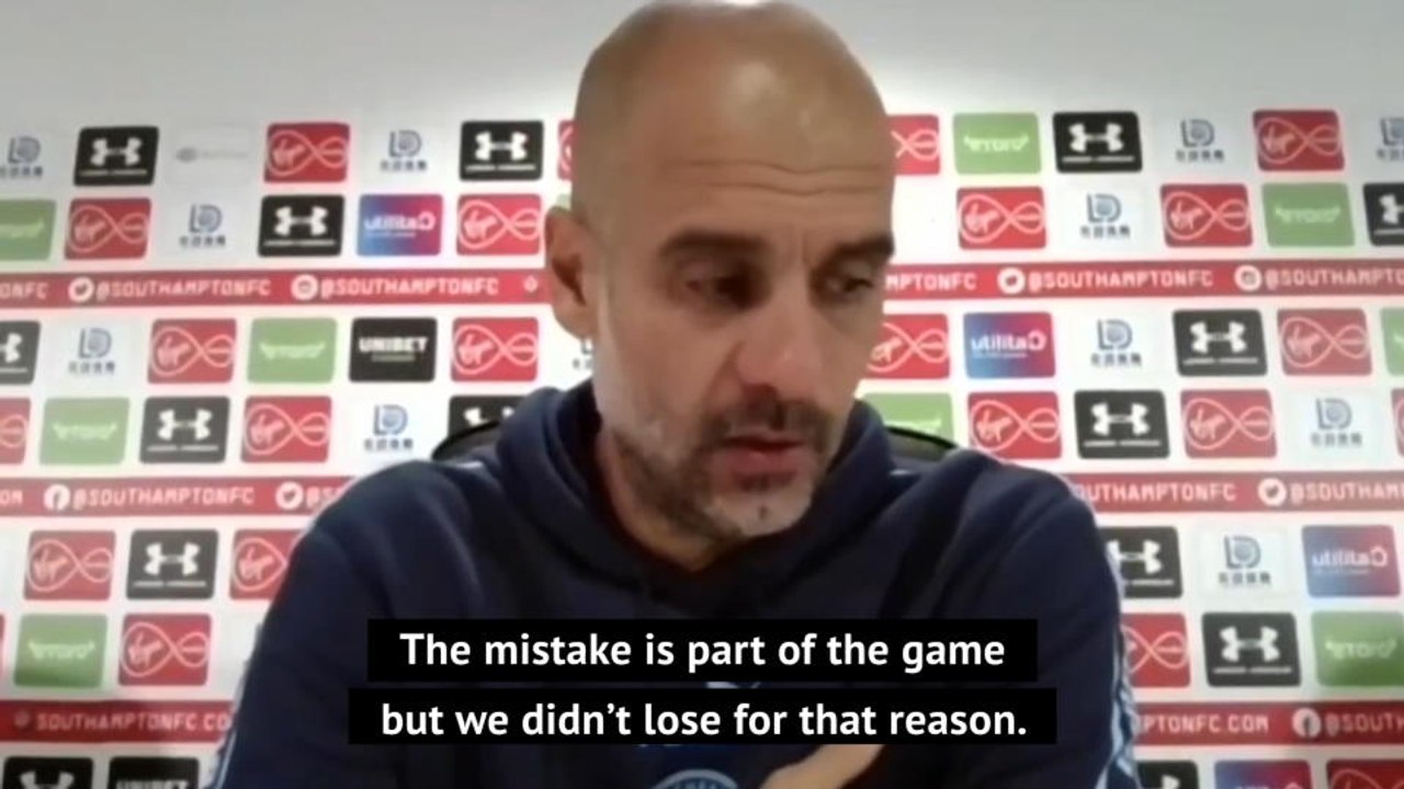 Ederson not at fault for City's loss to Southam...