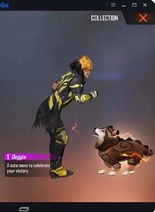 garena free fire funy emote with song yo yo honey singh.