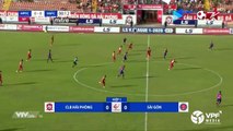 Highlights | Hải Phòng FC - Sài Gòn FC | Song sát rực sáng, tuyệt phẩm sút phạt | VPF Media