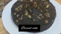 biscuit cake / teatime cake from left over biscuits