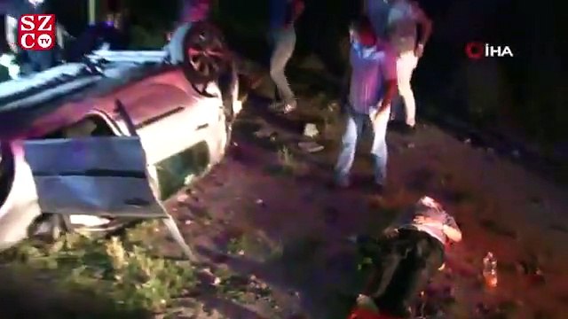 Nişan dönüşü feci kaza: 1 ölü, 5 yaralı