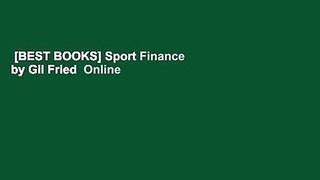 [BEST BOOKS] Sport Finance by Gil Fried  Online